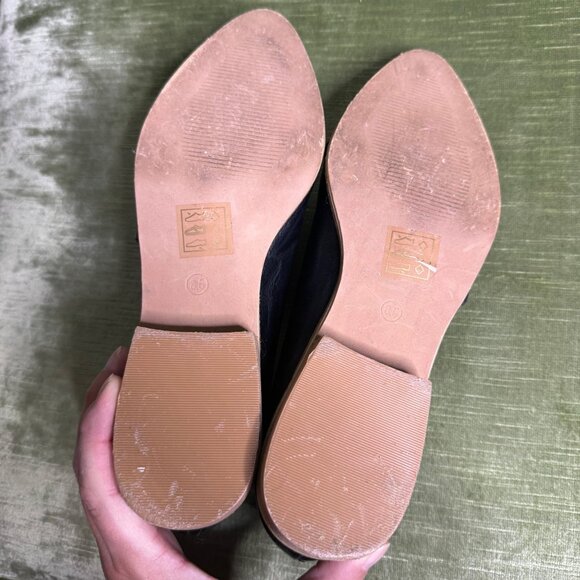 Beast Fashion Carter Black Loafers Size 8.5 Cutout With Low Heel Slip-on - Picture 8 of 9